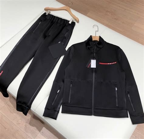 prada tracksuit.